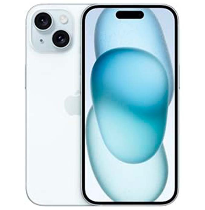 iPhone 15 azul esgotado